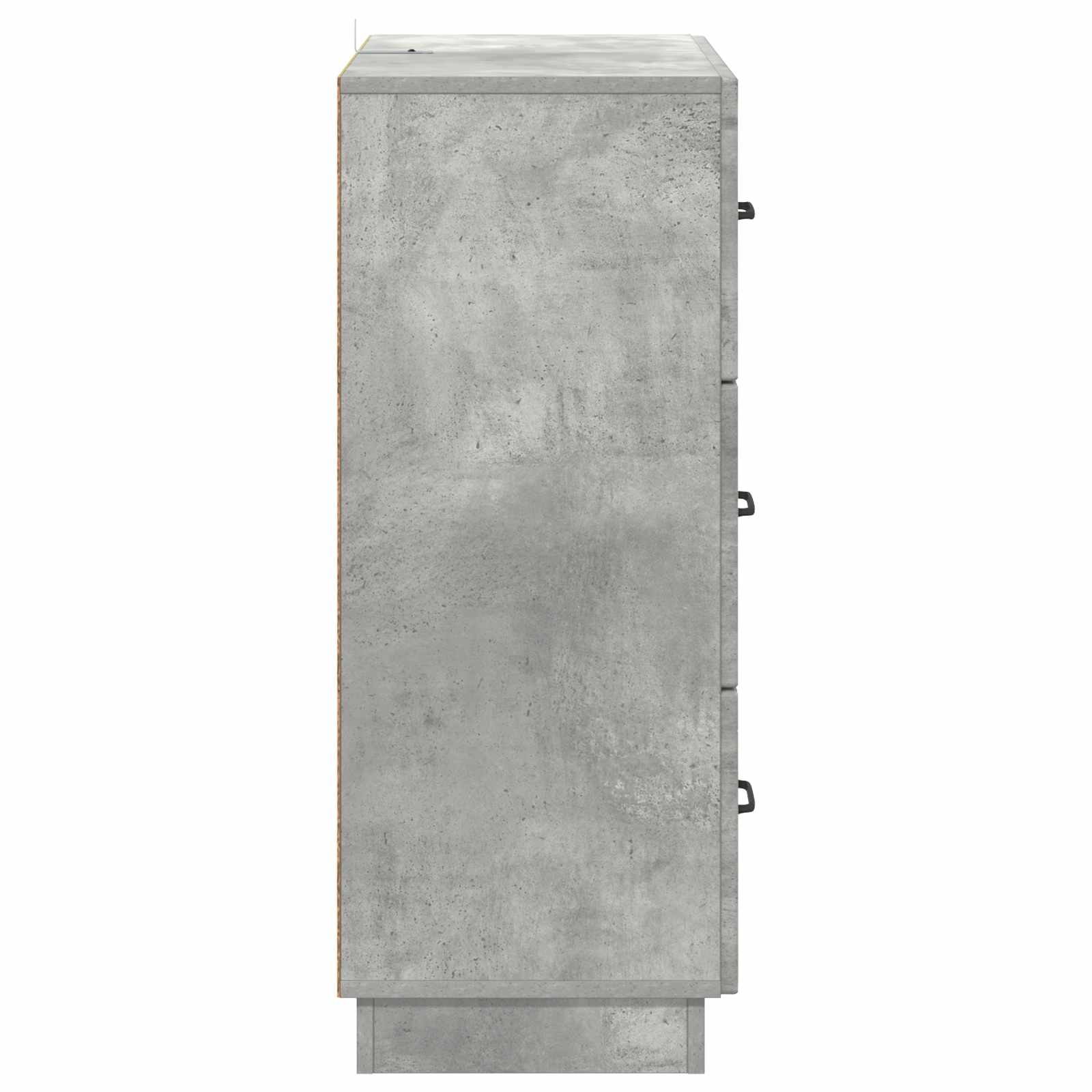 Schubladenschrank Betongrau 66 x 34,5 x 87 cm Holzwerkstoff