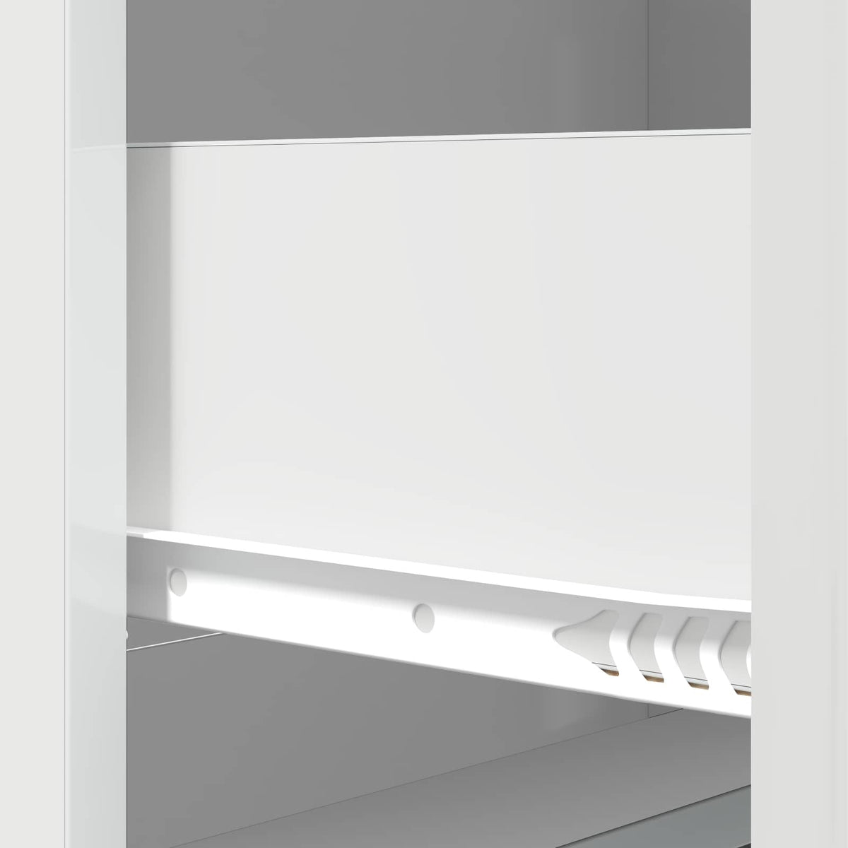 Schubladenschrank Hochglanz Weiß 66 x 34,5 x 87 cm