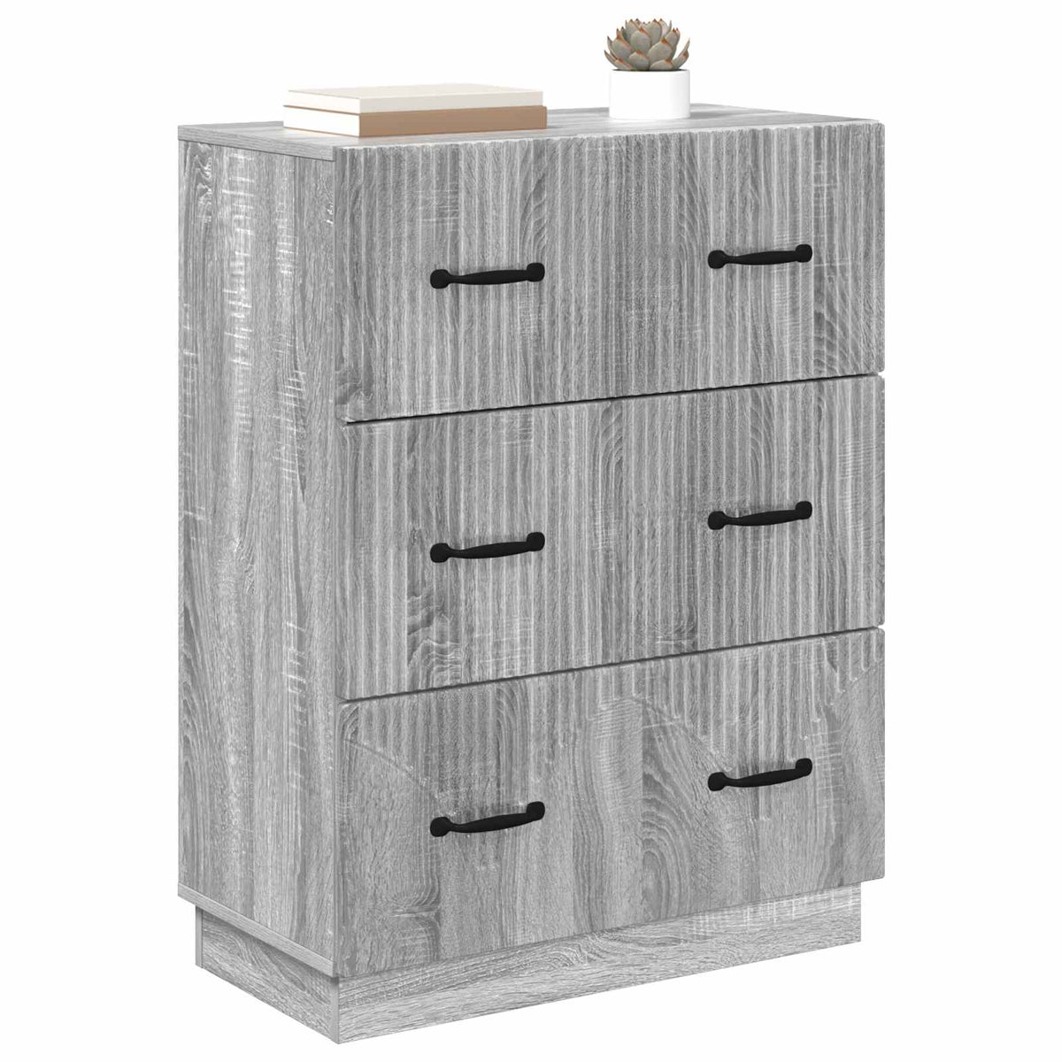 Schubladenschrank Graues Sonoma 66 x 34,5 x 87 cm Holzwerkstoff
