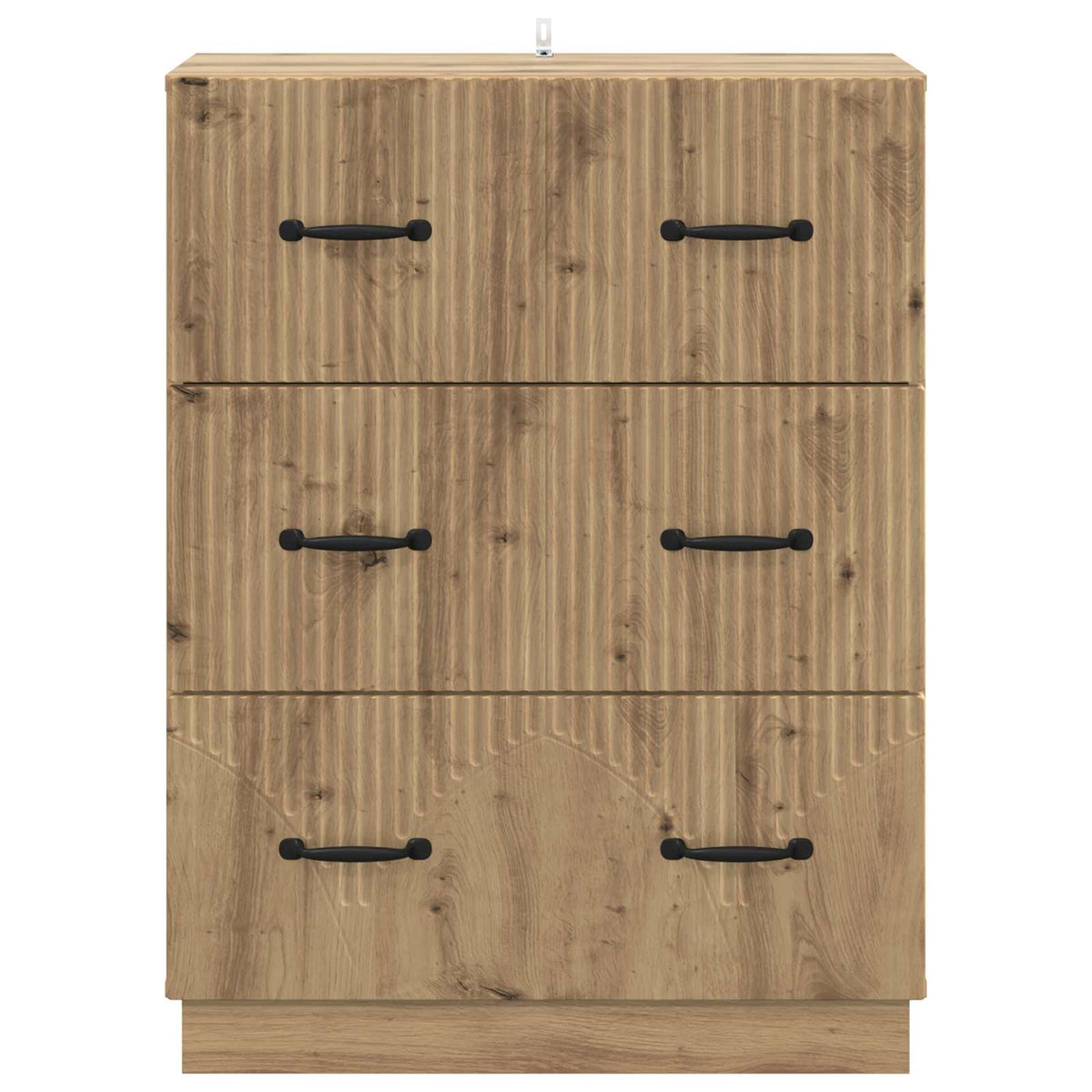 Schubladenschrank 66 x 34,5 x 87 cm Holzwerkstoff Artisan-Eiche