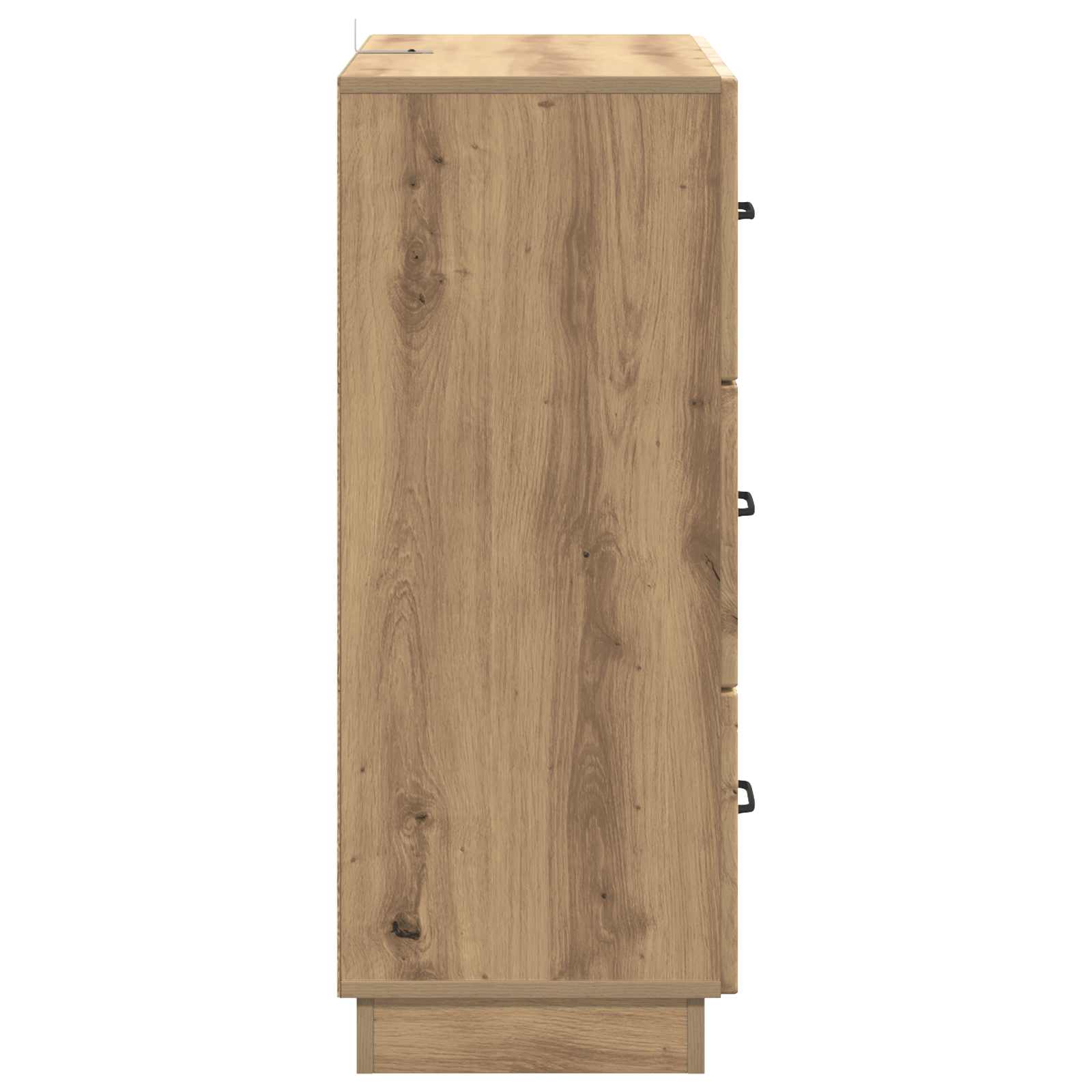 Schubladenschrank 66 x 34,5 x 87 cm Holzwerkstoff Artisan-Eiche