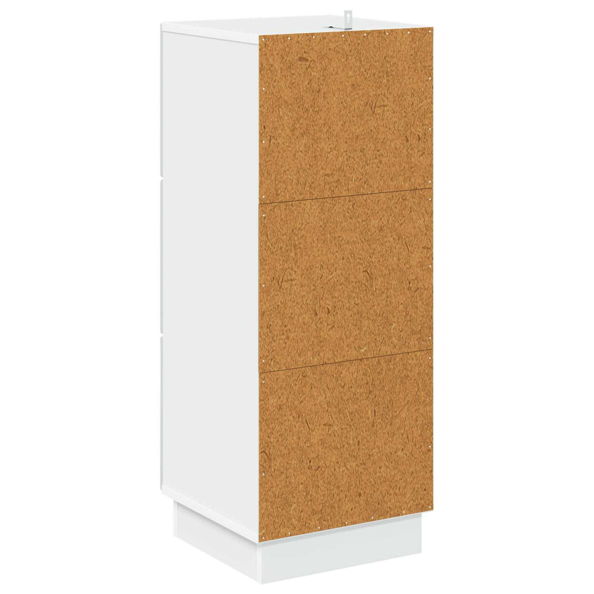 Schubladenschrank Weiß 33 x 34,5 x 87 cm Holzwerkstoff