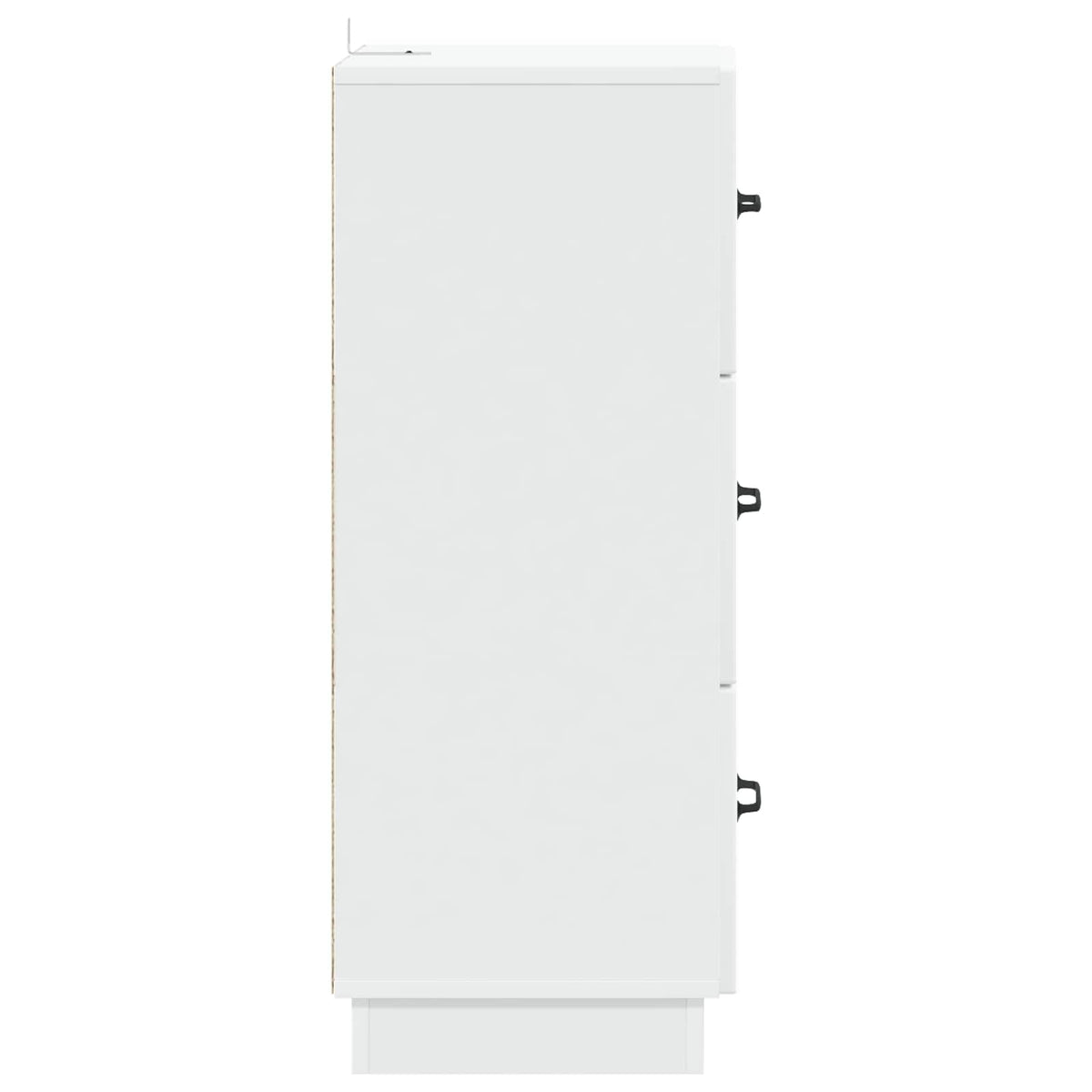 Schubladenschrank Weiß 33 x 34,5 x 87 cm Holzwerkstoff
