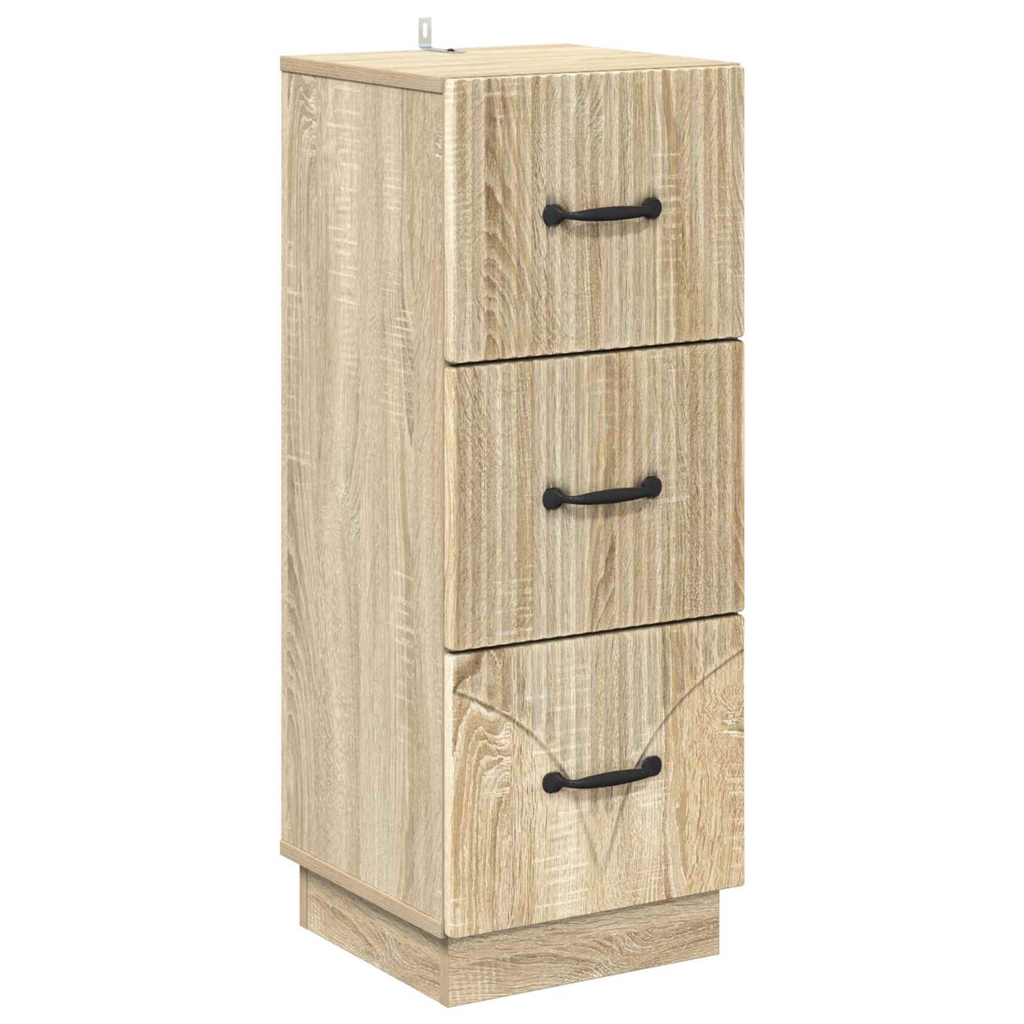 Schubladenschrank 33 x 34,5 x 87 cm Holzwerkstoff Sonoma-Eiche