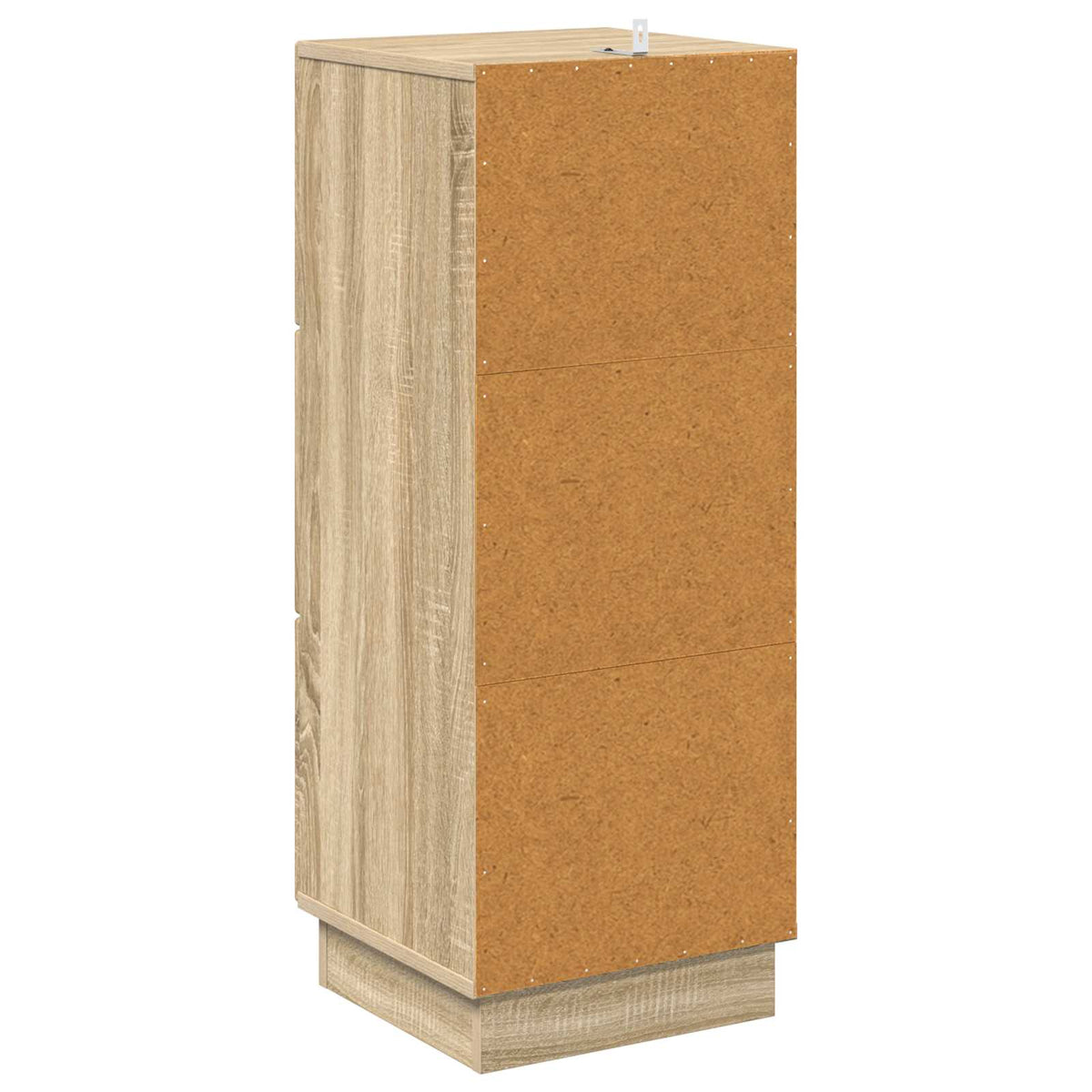 Schubladenschrank 33 x 34,5 x 87 cm Holzwerkstoff Sonoma-Eiche