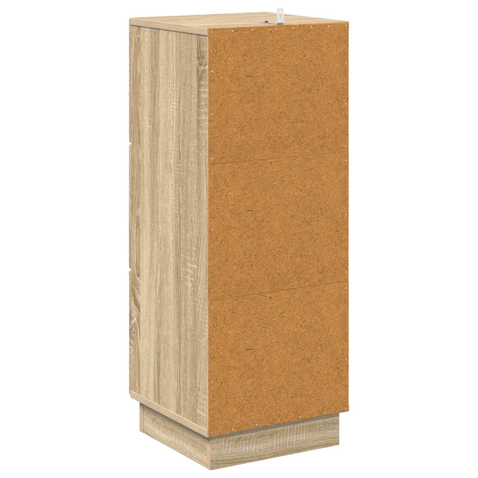 Schubladenschrank 33 x 34,5 x 87 cm Holzwerkstoff Sonoma-Eiche