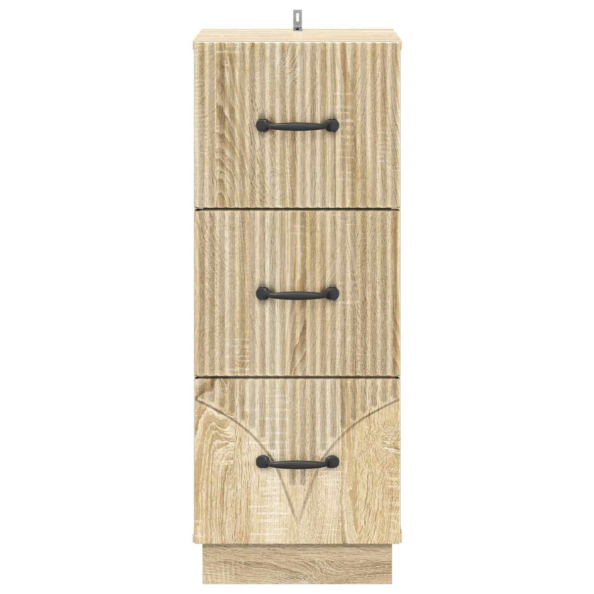 Schubladenschrank 33 x 34,5 x 87 cm Holzwerkstoff Sonoma-Eiche