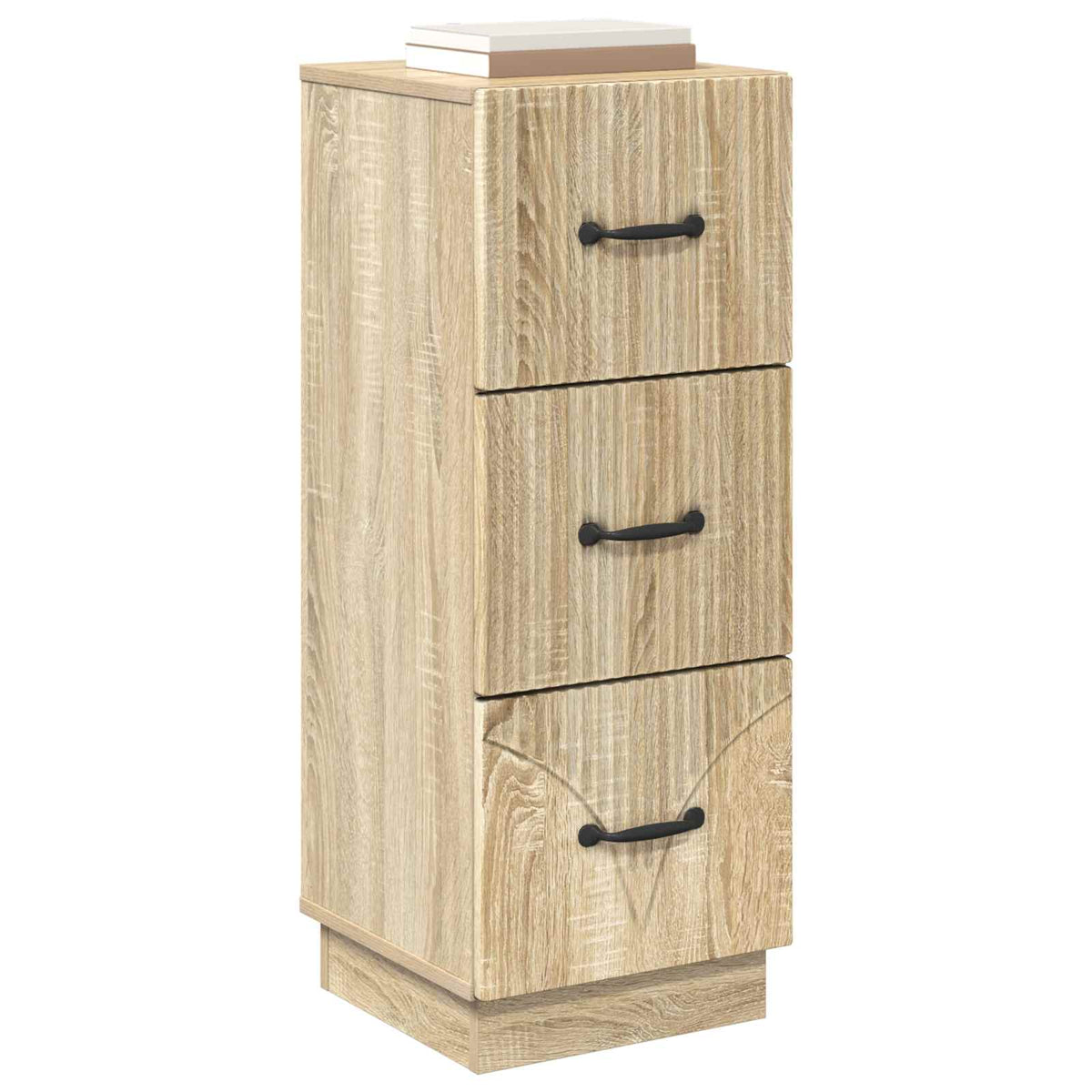 Schubladenschrank 33 x 34,5 x 87 cm Holzwerkstoff Sonoma-Eiche