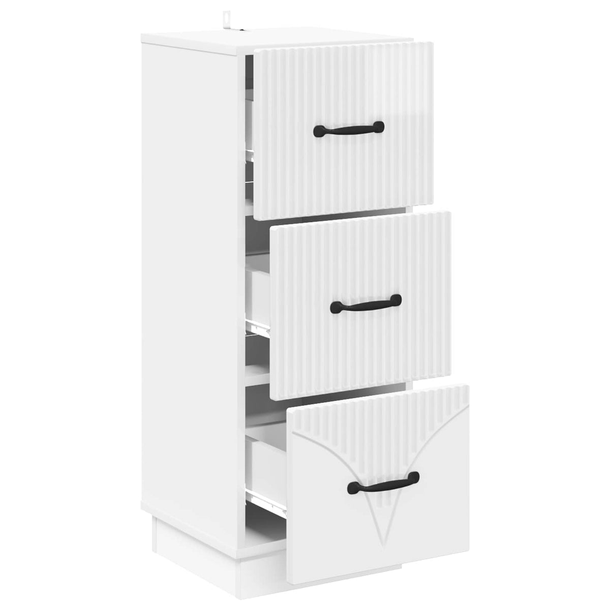 Schubladenschrank 33 x 34,5 x 87 cm Holzwerkstoff