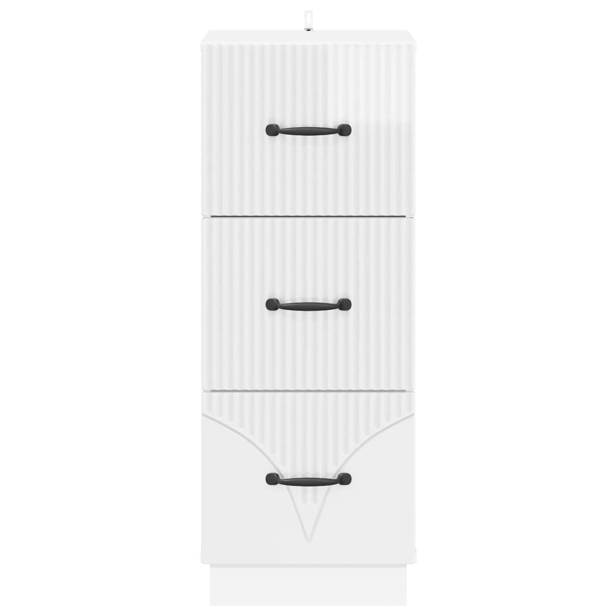 Schubladenschrank 33 x 34,5 x 87 cm Holzwerkstoff