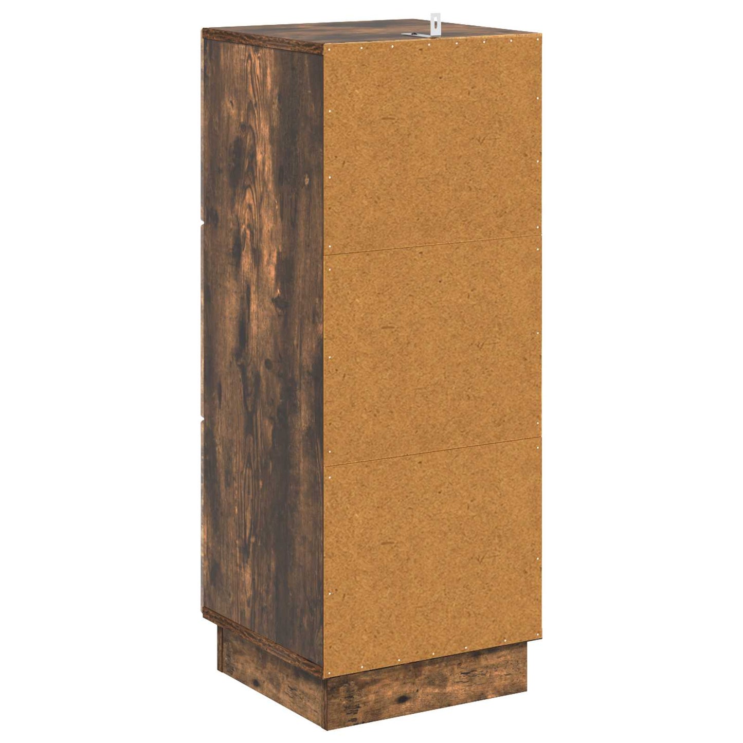 Schubladenschrank 33 x 34,5 x 87 cm Holzwerkstoff Räuchereiche