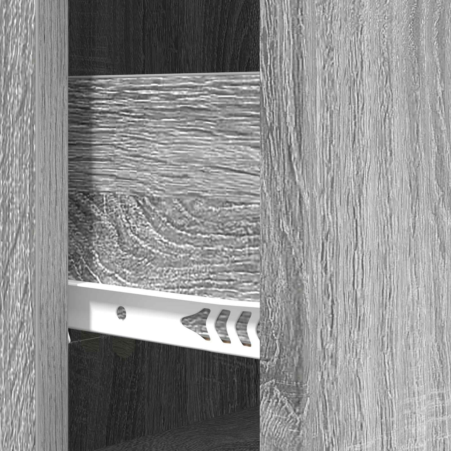 Schubladenschrank 33 x 34,5 x 87 cm Holzwerkstoff Sonoma-Grau