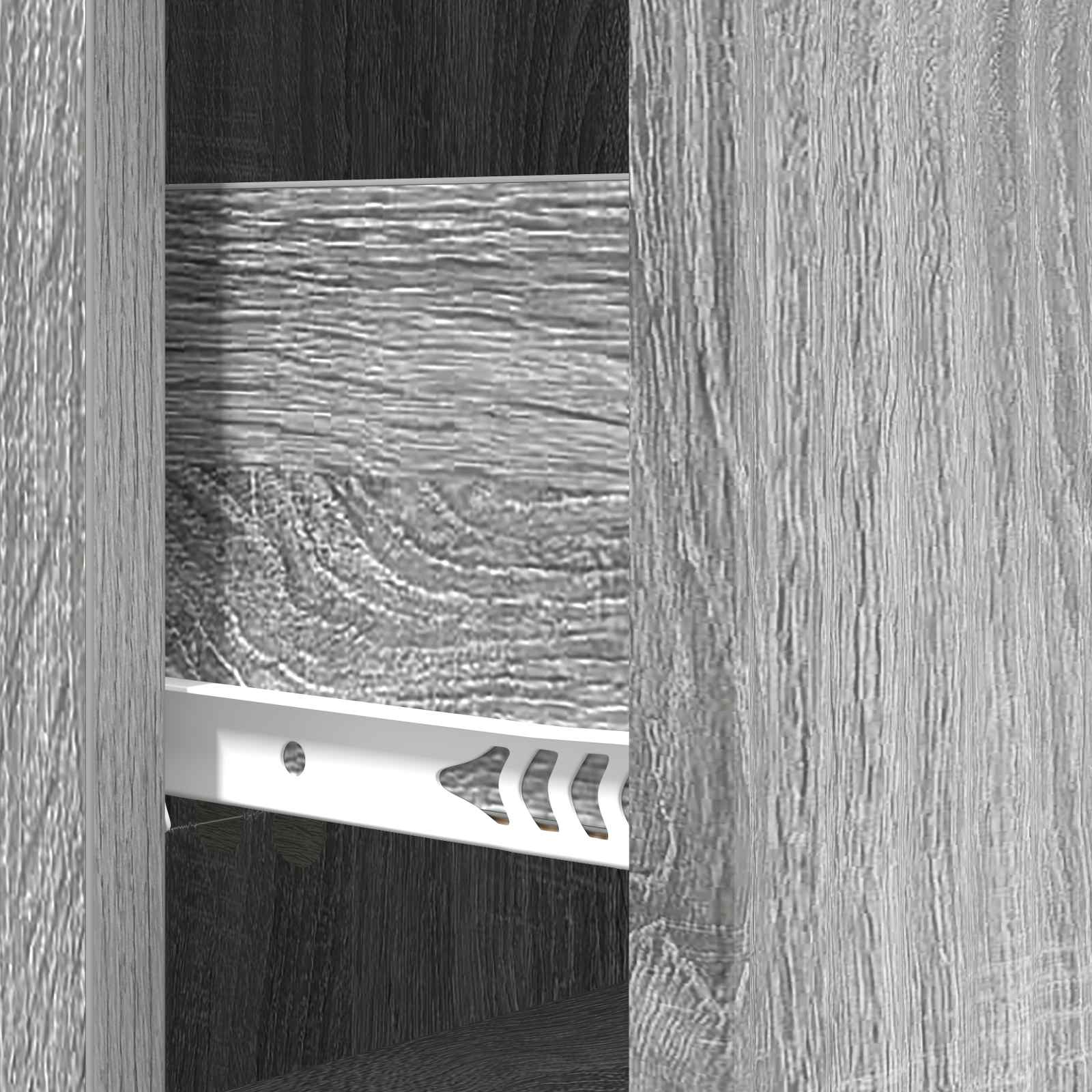 Schubladenschrank 33 x 34,5 x 87 cm Holzwerkstoff Sonoma-Grau