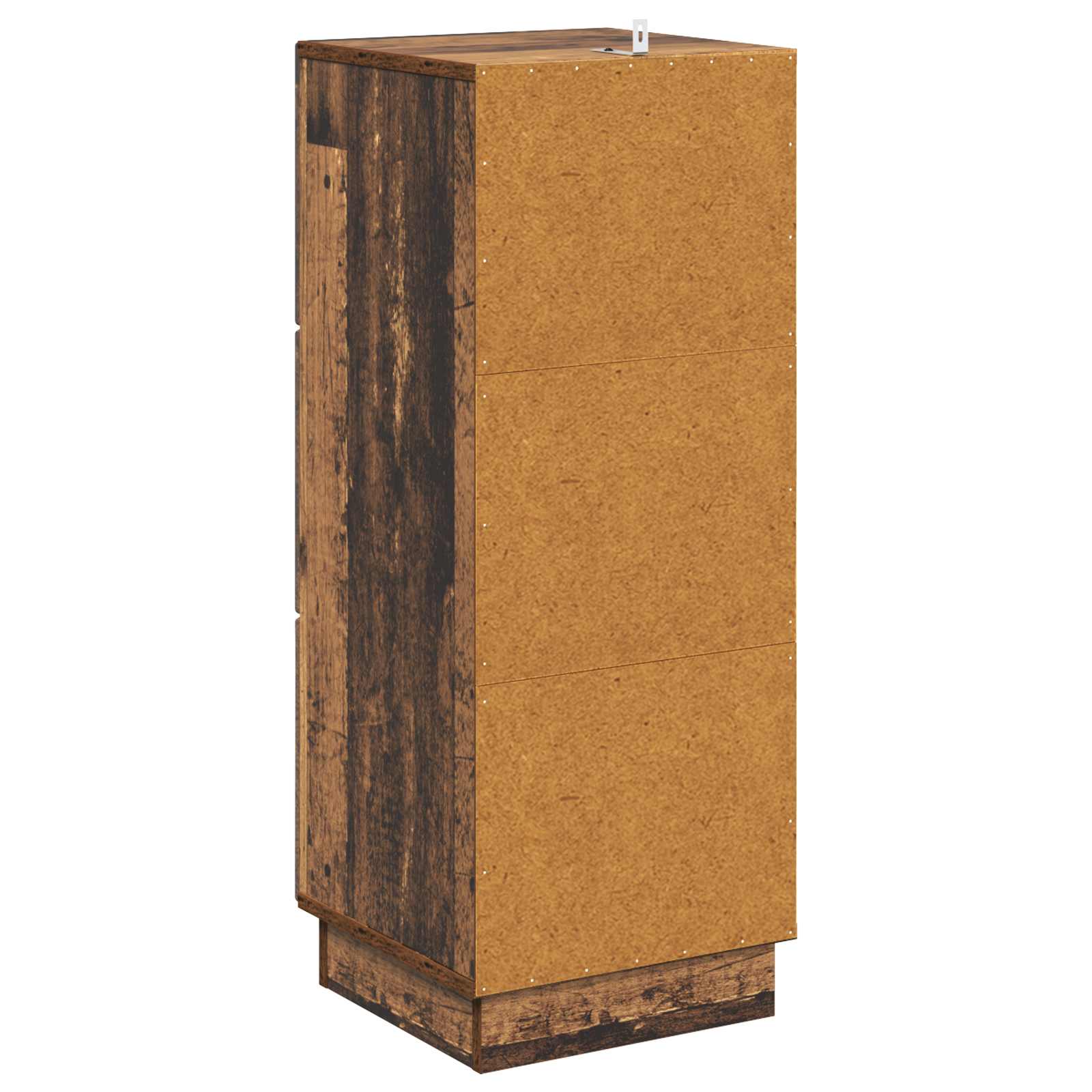 Schubladenschrank 33 x 34,5 x 87 cm Holzwerkstoff Altholz