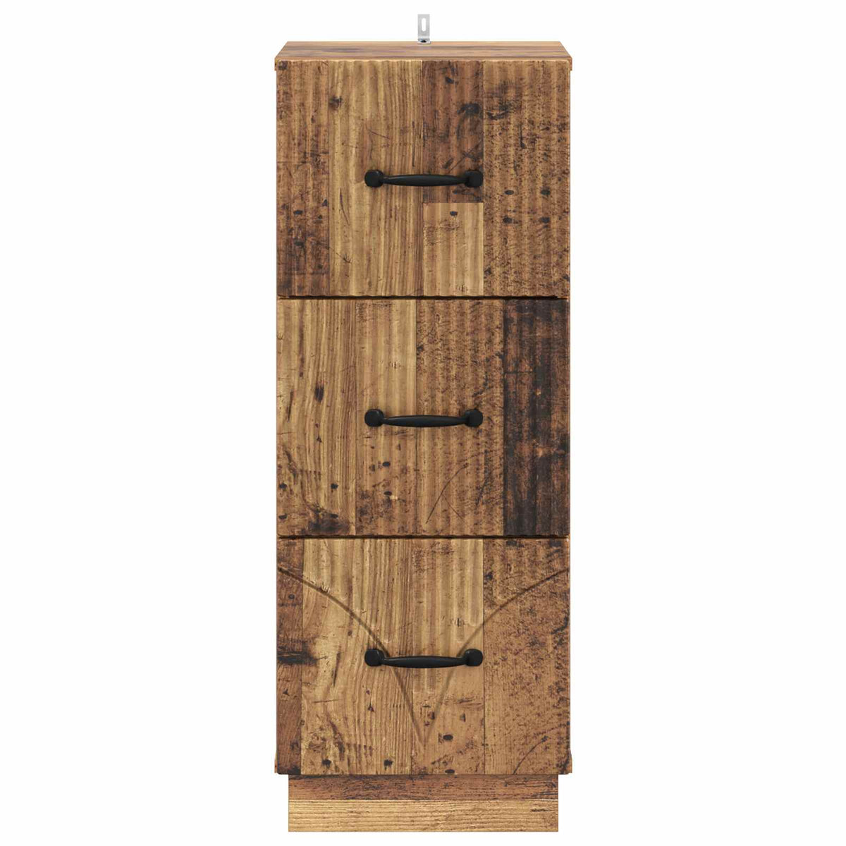 Schubladenschrank 33 x 34,5 x 87 cm Holzwerkstoff Altholz