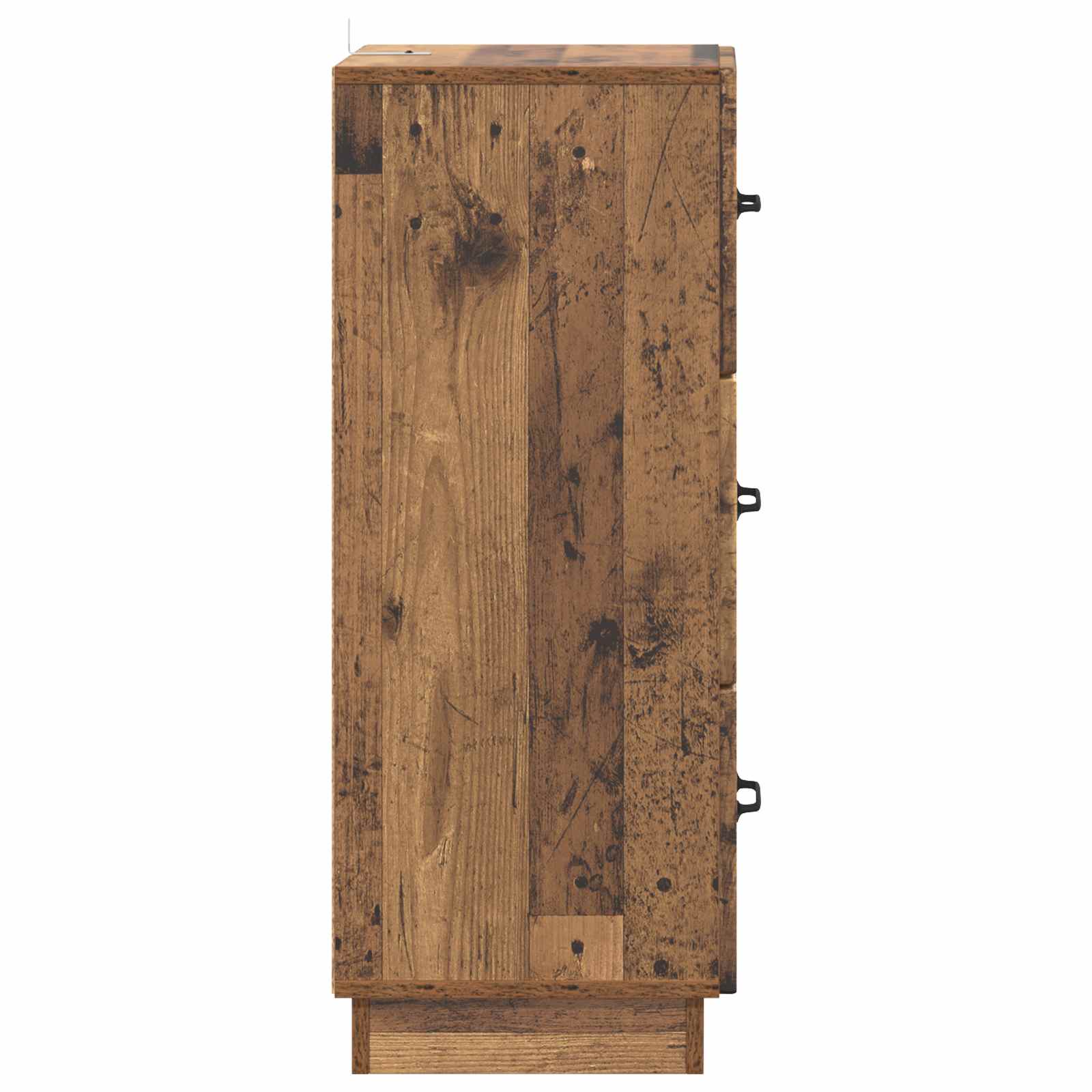 Schubladenschrank 33 x 34,5 x 87 cm Holzwerkstoff Altholz