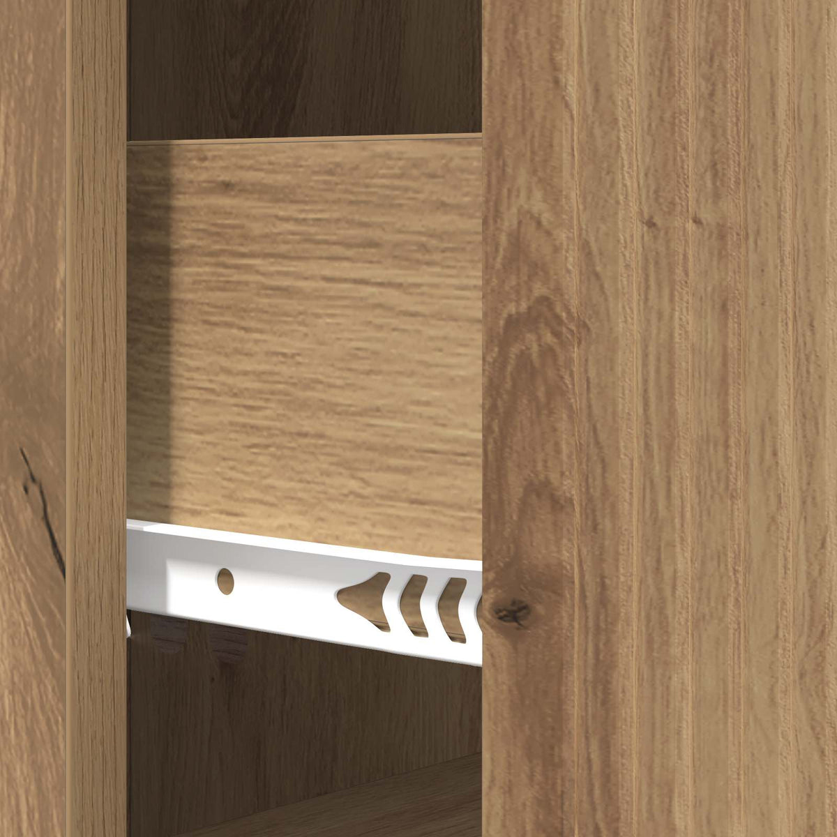 Schubladenschrank 33 x 34,5 x 87 cm Holzwerkstoff Artisan-Eiche