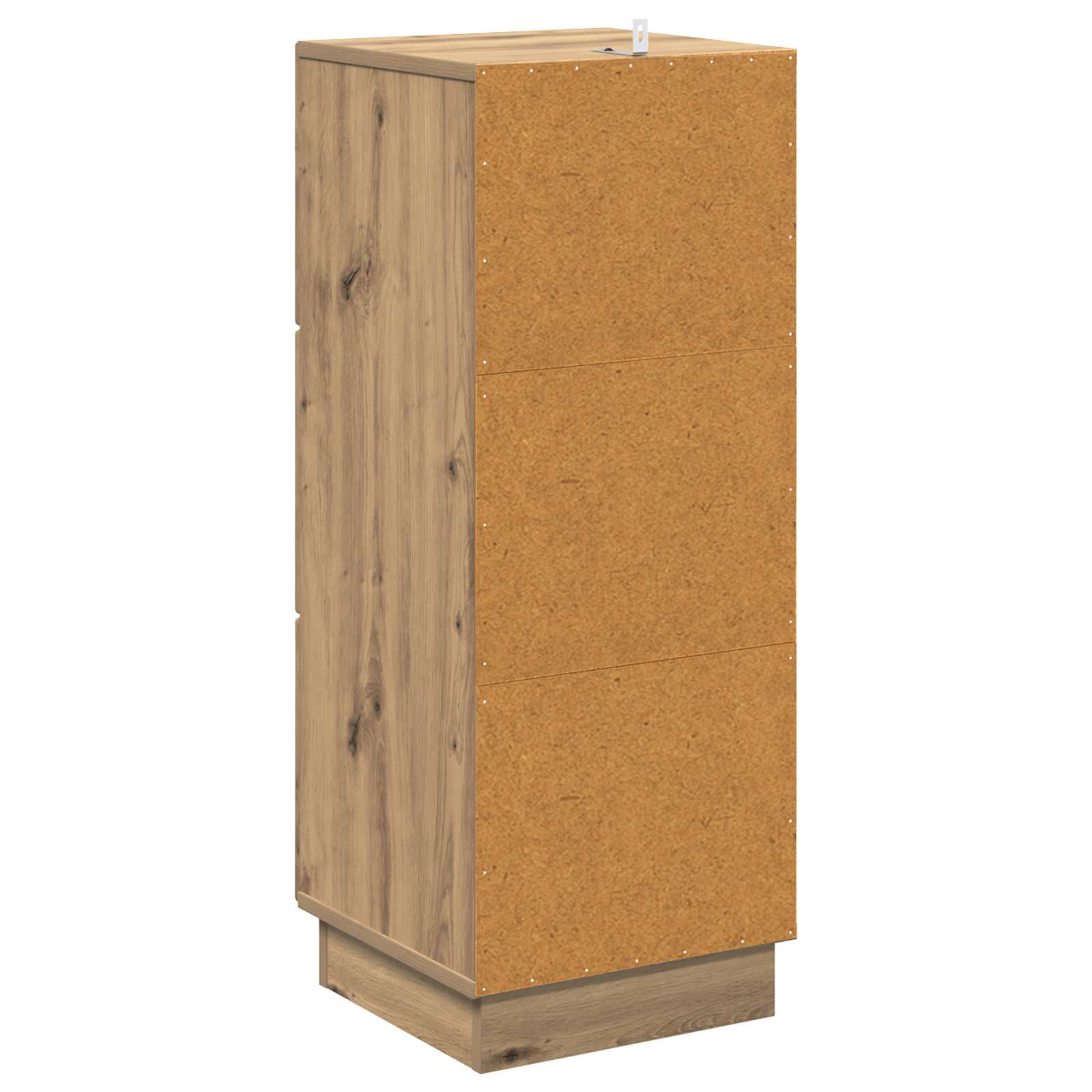 Schubladenschrank 33 x 34,5 x 87 cm Holzwerkstoff Artisan-Eiche