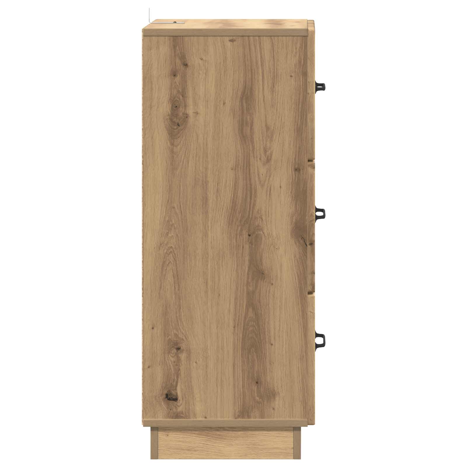 Schubladenschrank 33 x 34,5 x 87 cm Holzwerkstoff Artisan-Eiche