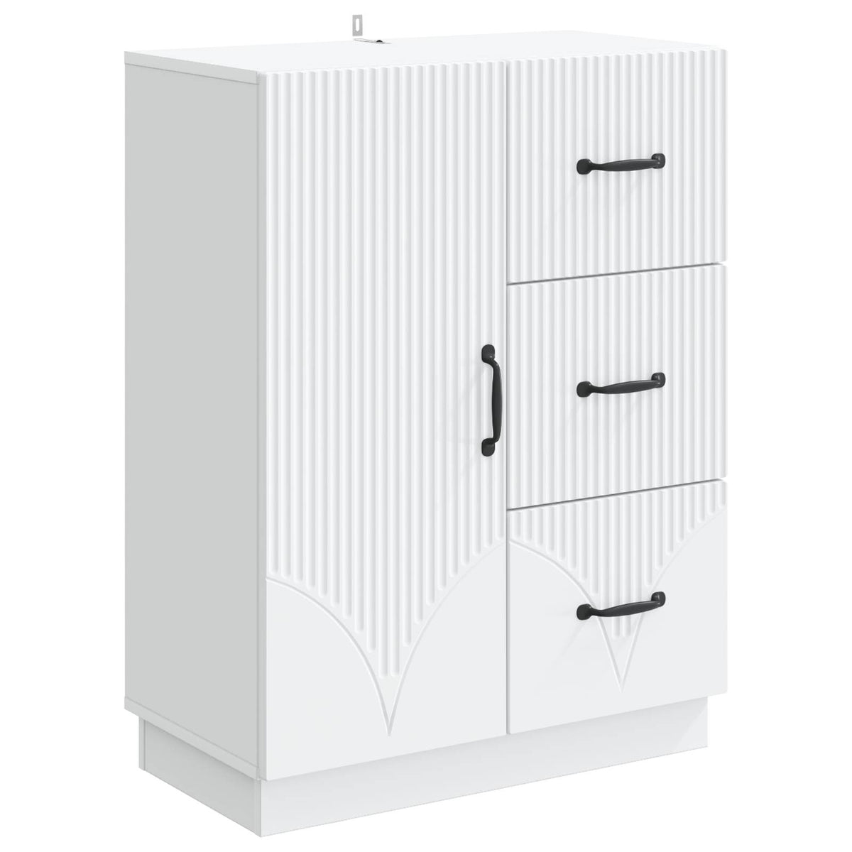 Sideboard Weiß 66 x 34,5 x 87 cm Holzwerkstoff