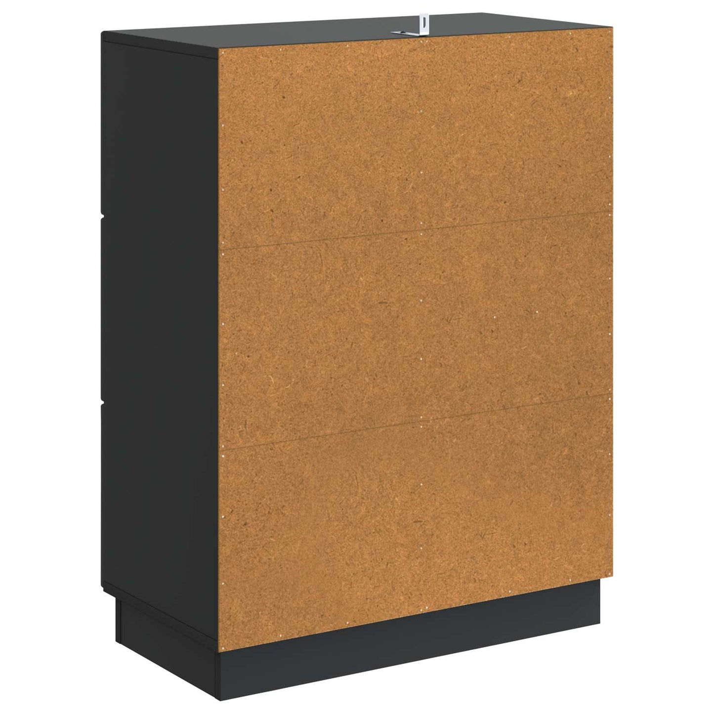 Sideboard Schwarz 66 x 34,5 x 87 cm Holzwerkstoff