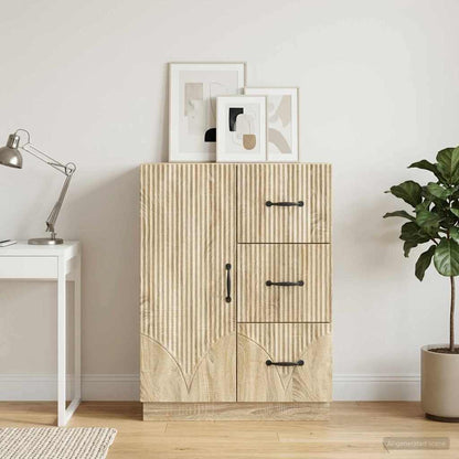 Sideboard Sonoma-Eiche 66 x 34,5 x 87 cm Holzwerkstoff