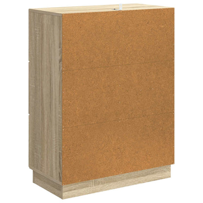 Sideboard Sonoma-Eiche 66 x 34,5 x 87 cm Holzwerkstoff