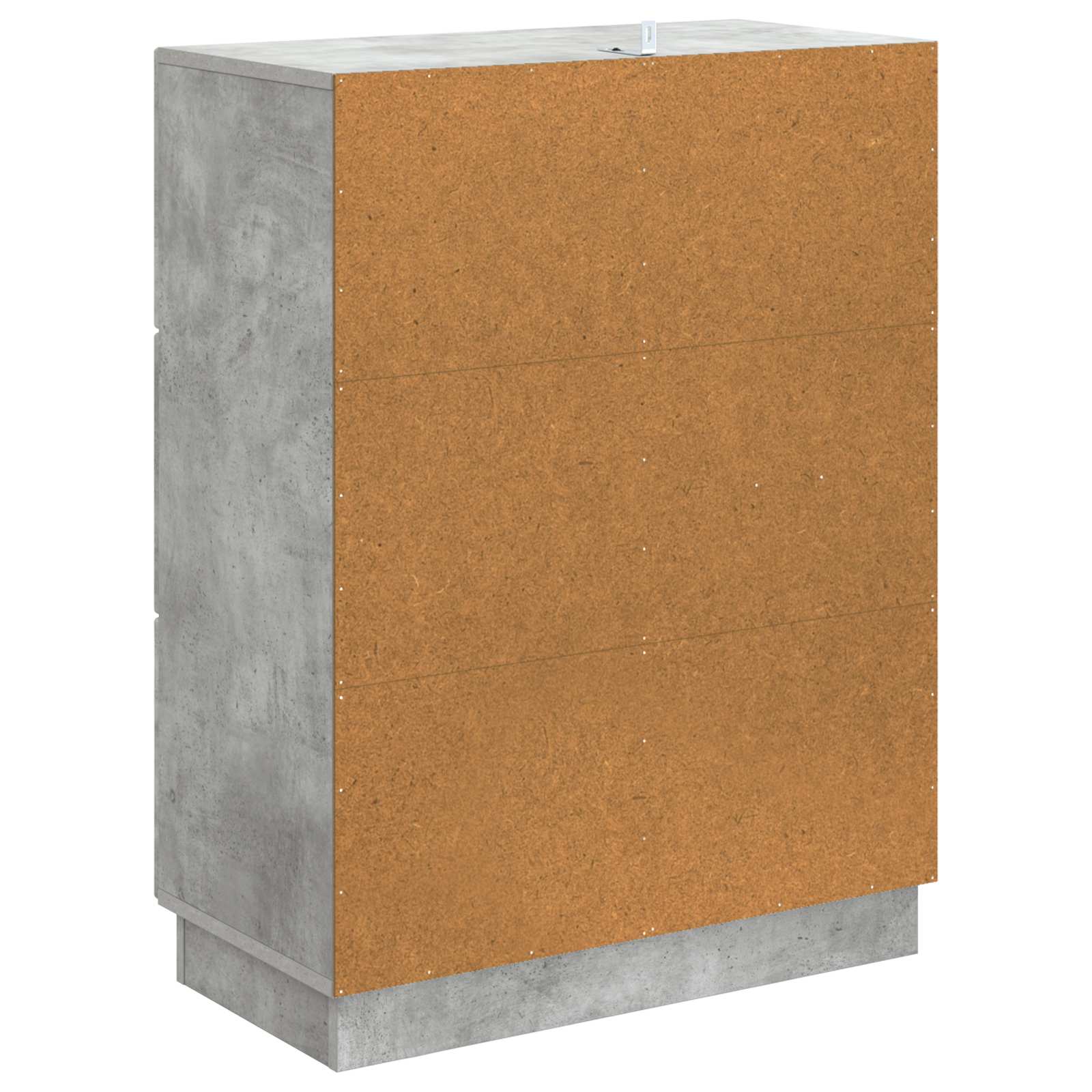 Sideboard Betongrau 66 x 34,5 x 87 cm Holzwerkstoff
