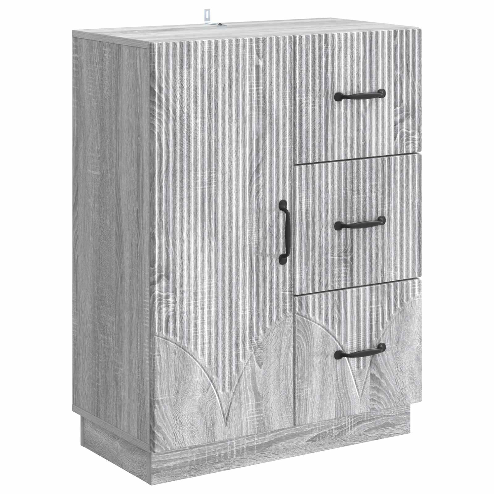 Sideboard Graues Sonoma 66 x 34,5 x 87 cm Holzwerkstoff
