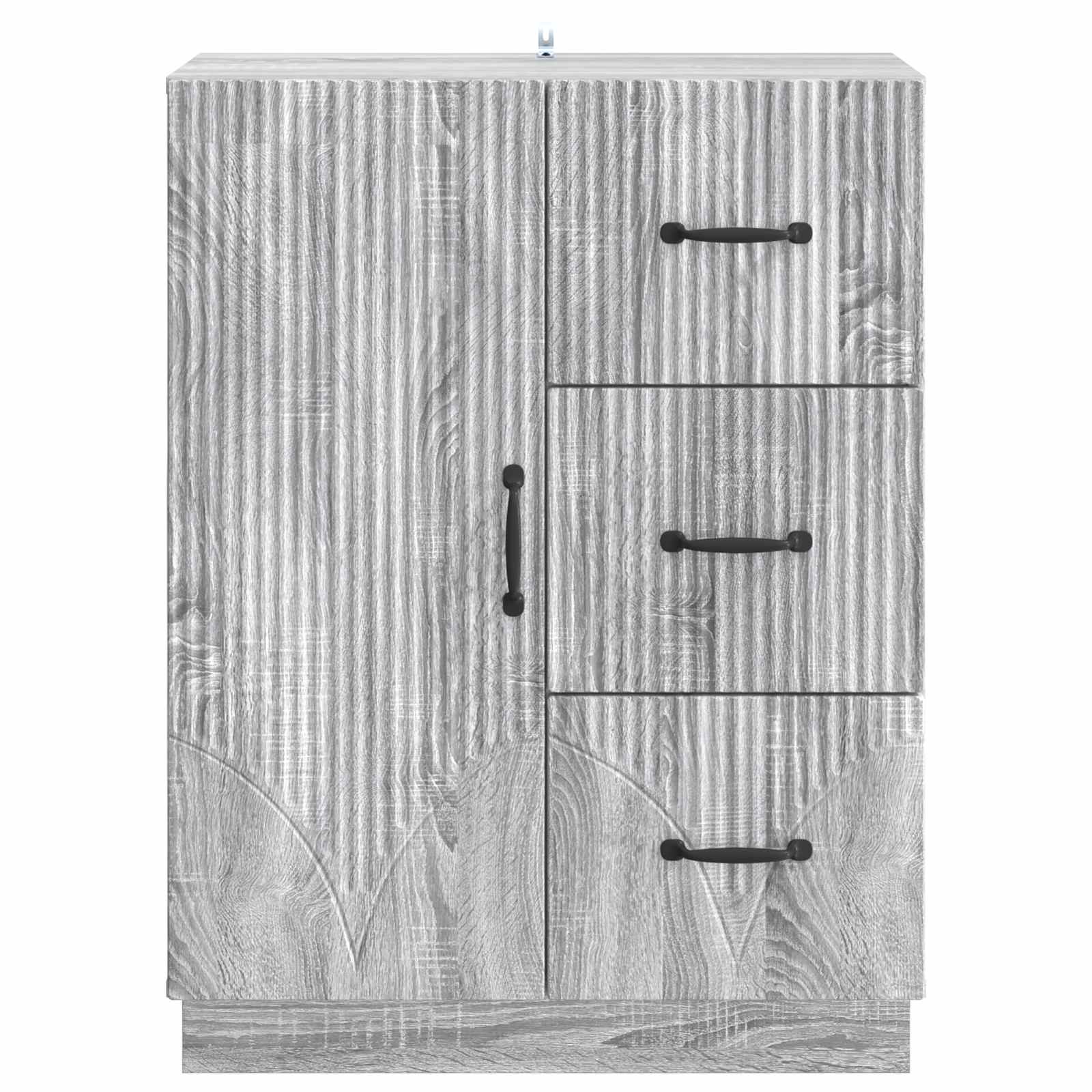 Sideboard Graues Sonoma 66 x 34,5 x 87 cm Holzwerkstoff