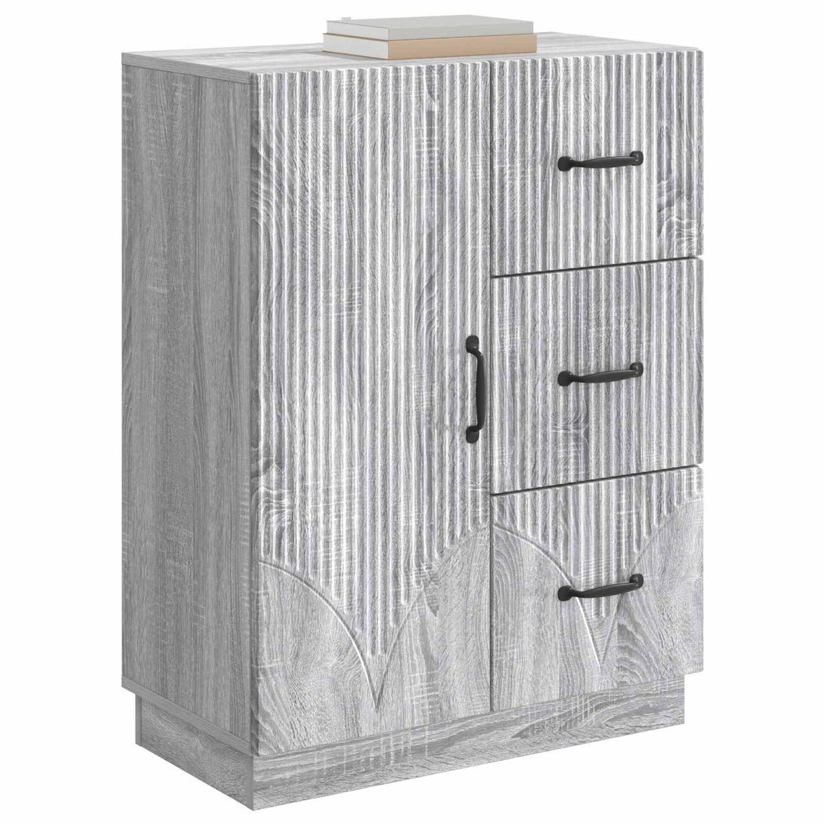 Sideboard Graues Sonoma 66 x 34,5 x 87 cm Holzwerkstoff