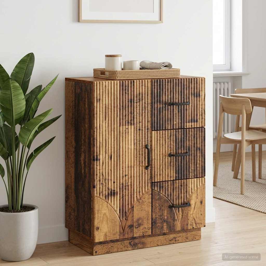 Sideboard Altholz 66 x 34,5 x 87 cm Holzwerkstoff