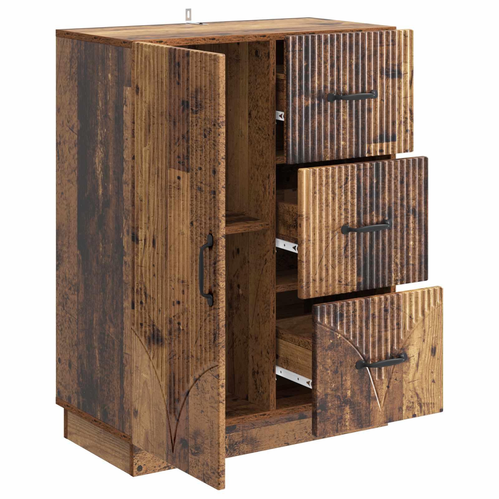Sideboard Altholz 66 x 34,5 x 87 cm Holzwerkstoff