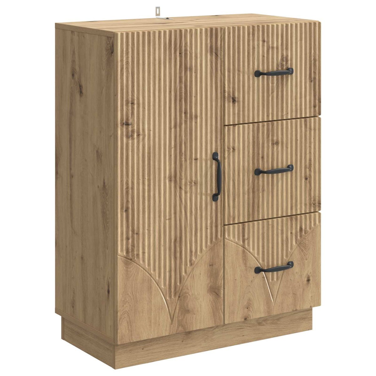 Sideboard Artisan-Eiche 66 x 34,5 x 87 cm Holzwerkstoff