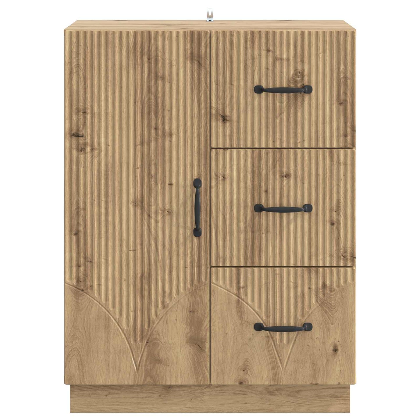 Sideboard Artisan-Eiche 66 x 34,5 x 87 cm Holzwerkstoff