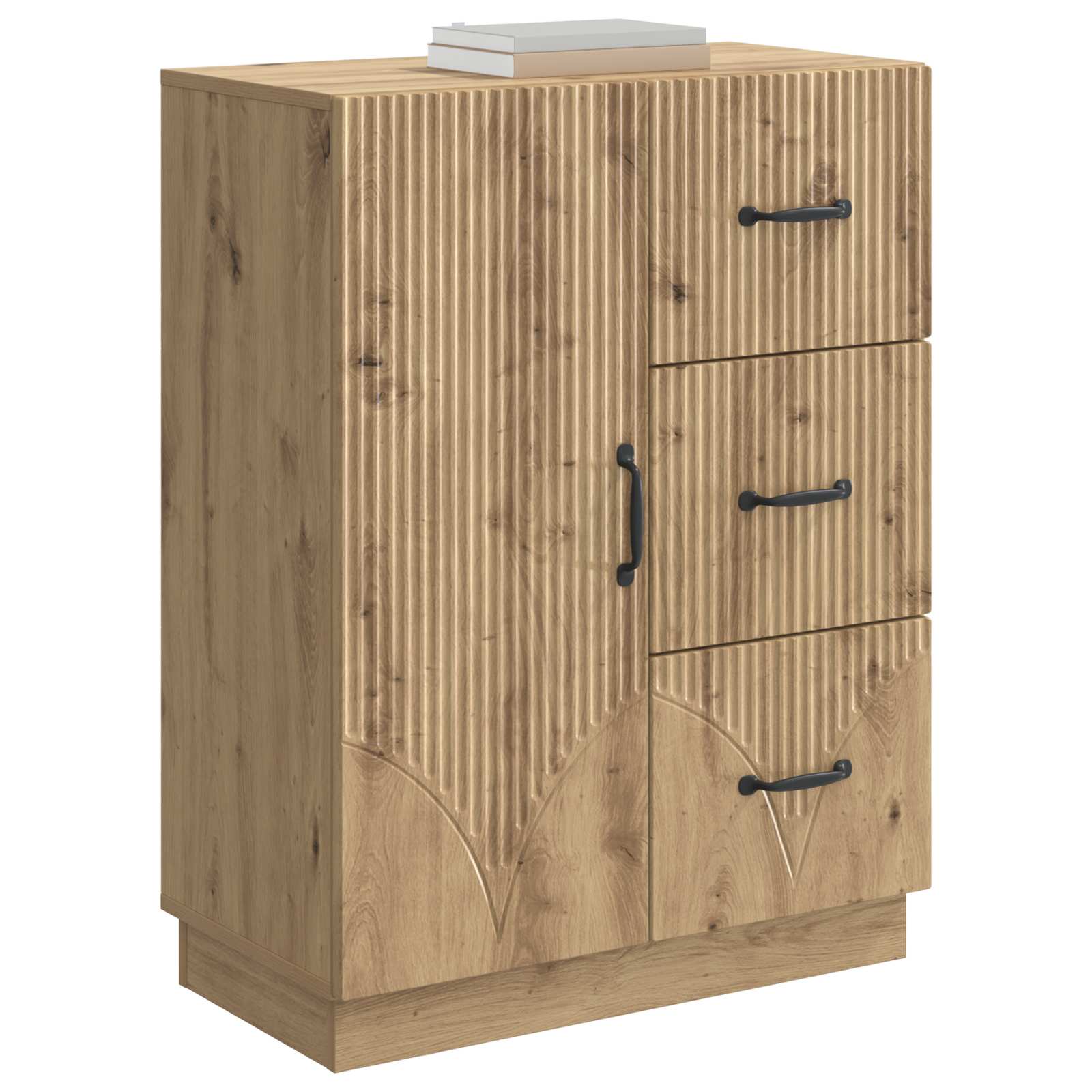 Sideboard Artisan-Eiche 66 x 34,5 x 87 cm Holzwerkstoff