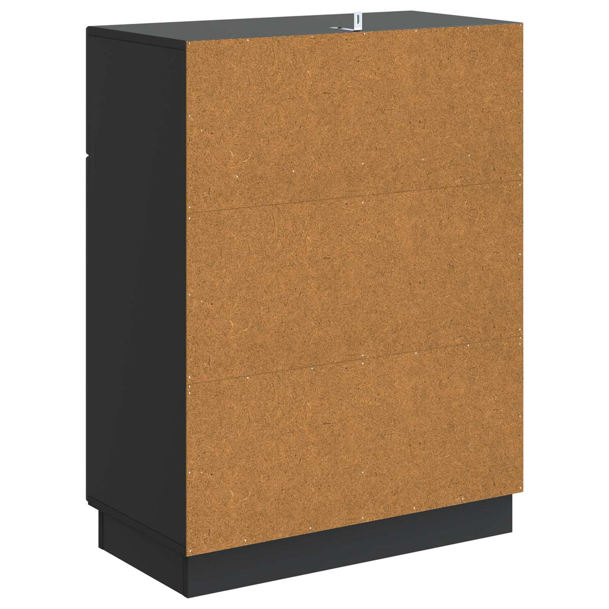 Sideboard Schwarz 66 x 34,5 x 87 cm Holzwerkstoff