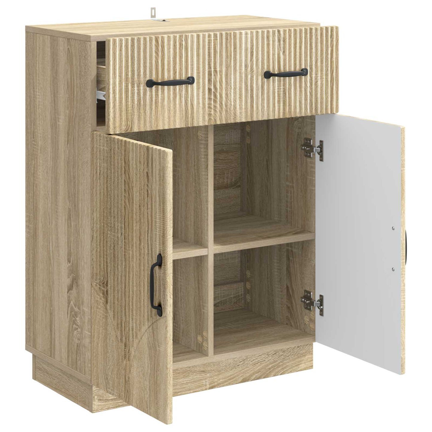 Sideboard Sonoma-Eiche 66 x 34,5 x 87 cm Holzwerkstoff