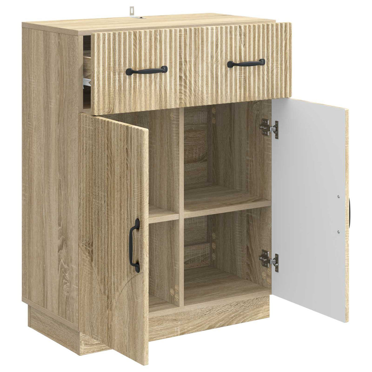 Sideboard Sonoma-Eiche 66 x 34,5 x 87 cm Holzwerkstoff