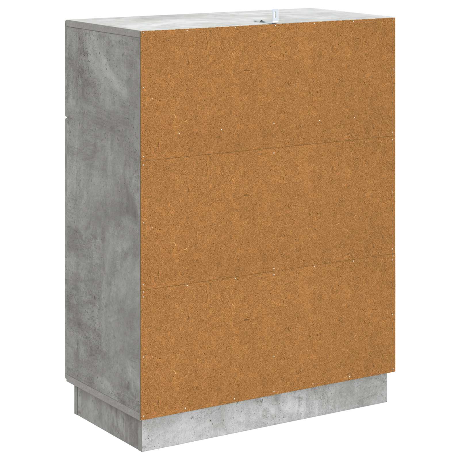 Sideboard Betongrau 66 x 34,5 x 87 cm Holzwerkstoff