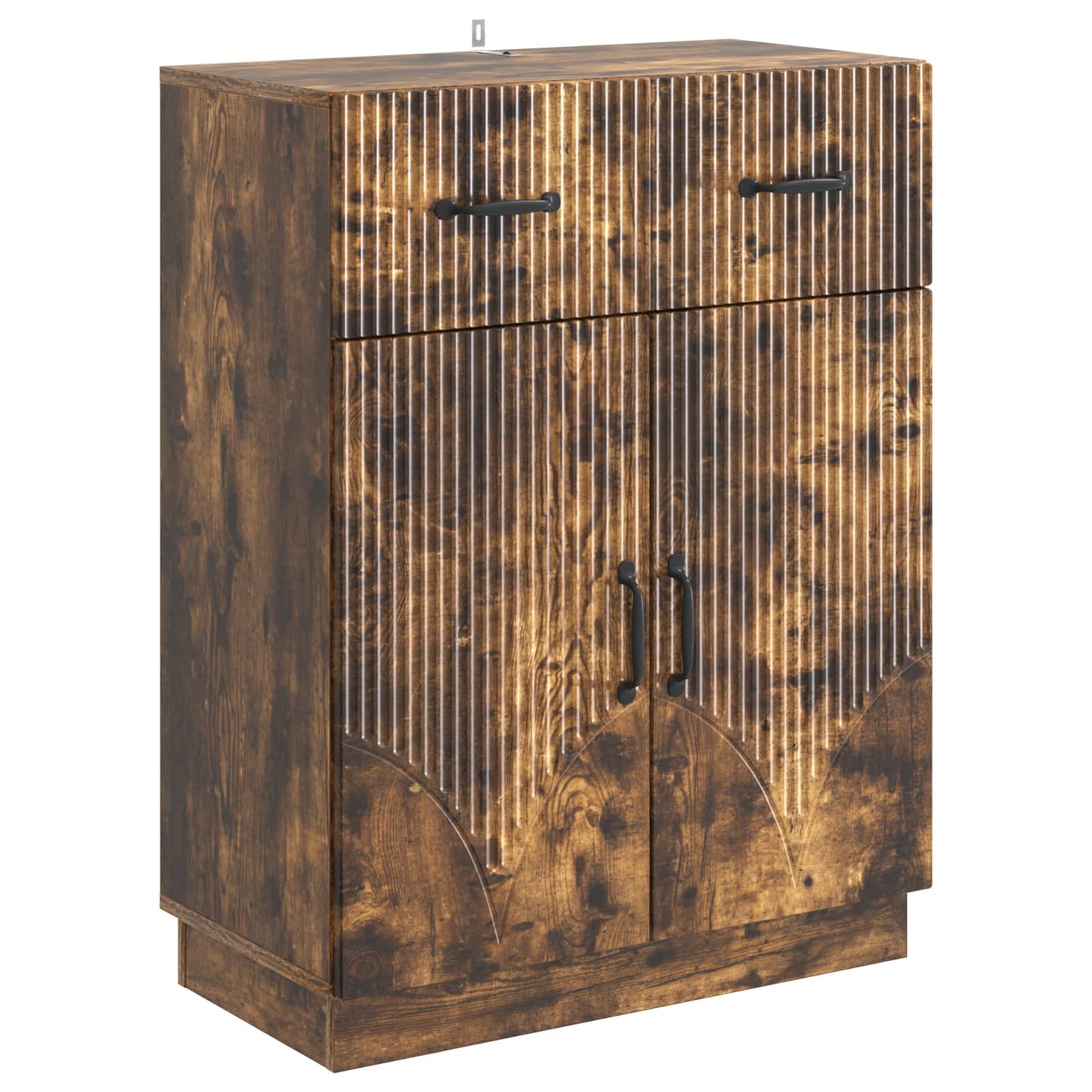 Sideboard Geräucherte Eiche 66 x 34,5 x 87 cm Holzwerkstoff