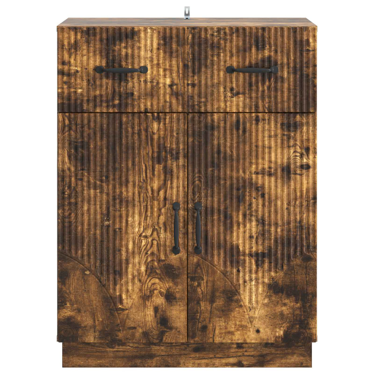 Sideboard Geräucherte Eiche 66 x 34,5 x 87 cm Holzwerkstoff