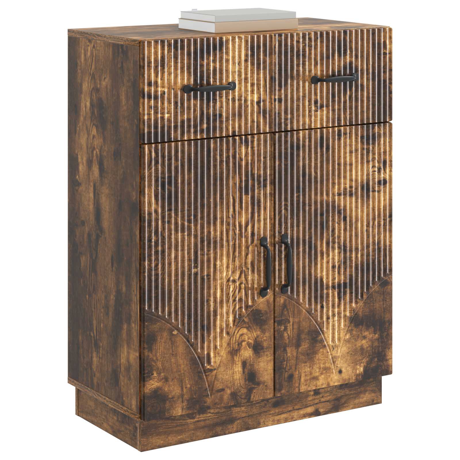 Sideboard Geräucherte Eiche 66 x 34,5 x 87 cm Holzwerkstoff