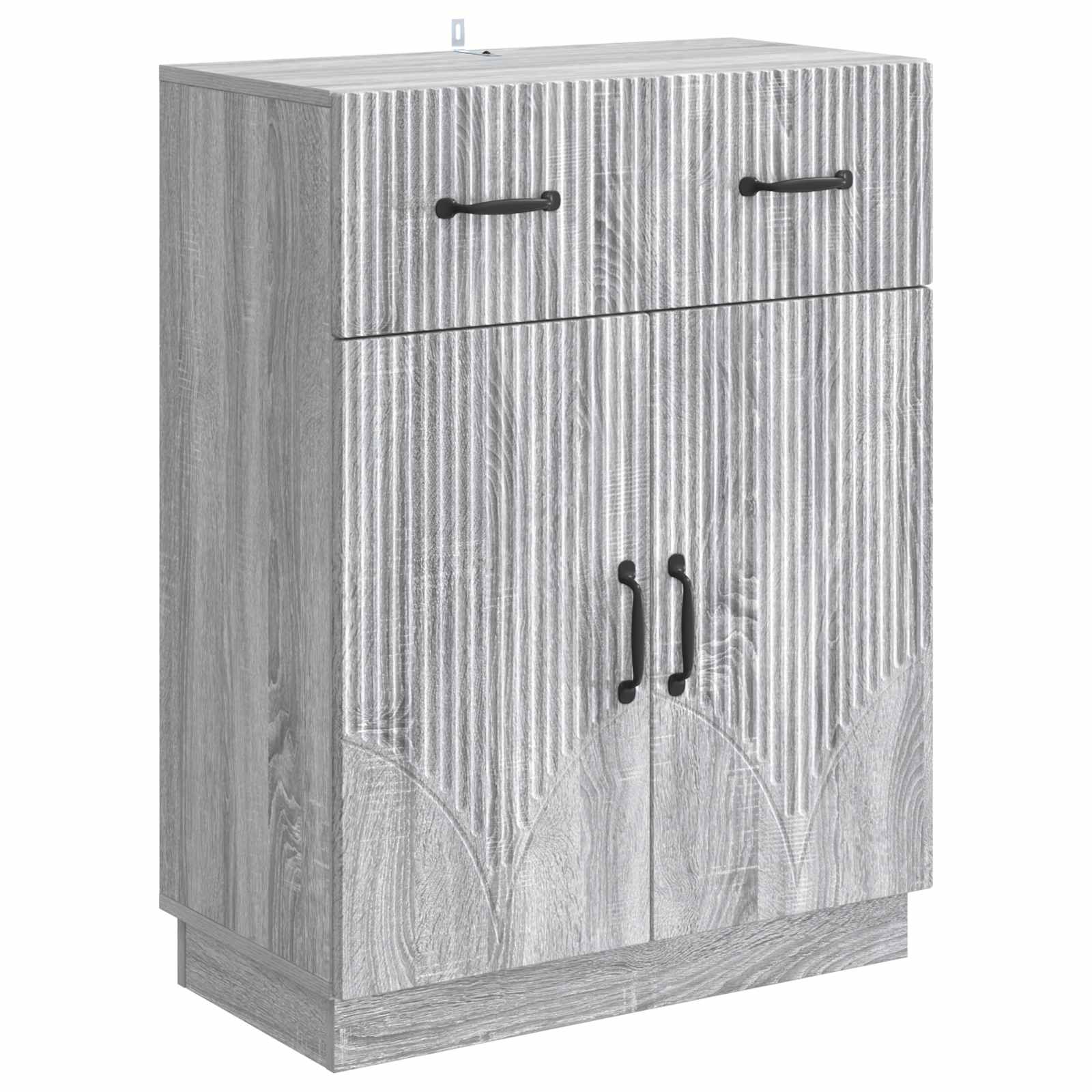 Sideboard Graues Sonoma 66 x 34,5 x 87 cm Holzwerkstoff