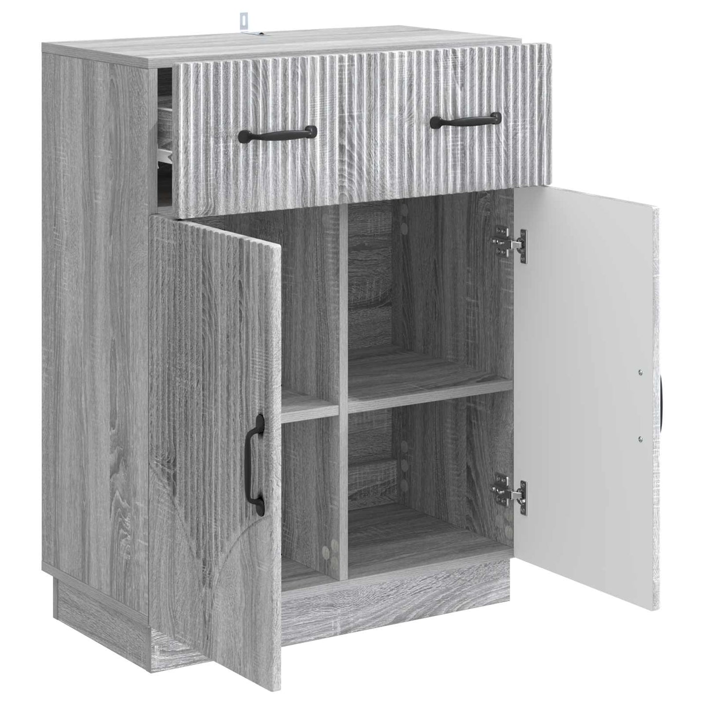 Sideboard Graues Sonoma 66 x 34,5 x 87 cm Holzwerkstoff