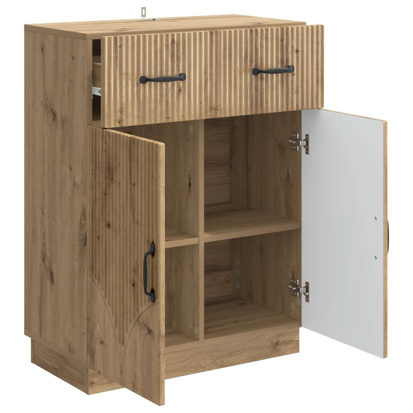 Sideboard Artisan-Eiche 66 x 34,5 x 87 cm Holzwerkstoff