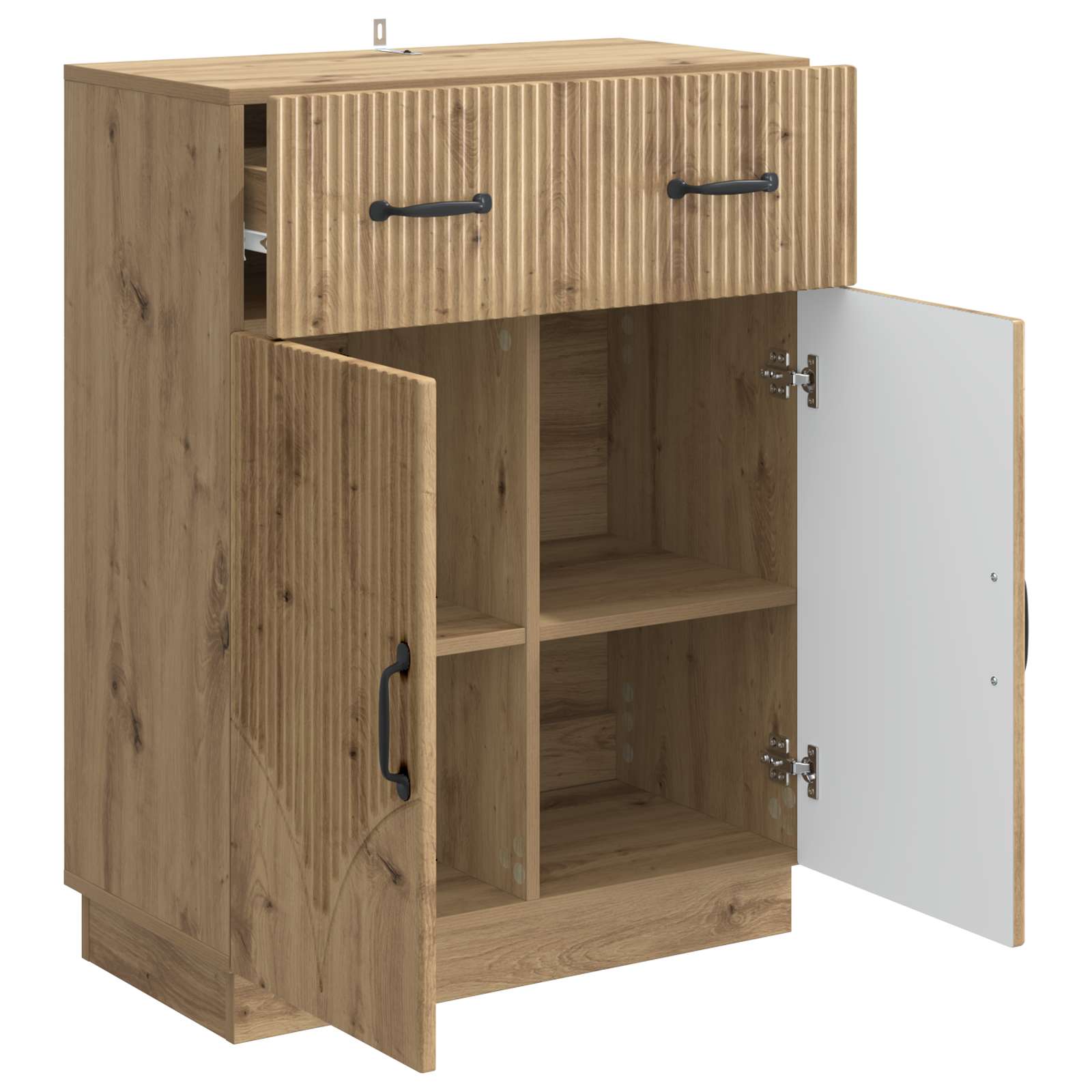 Sideboard Artisan-Eiche 66 x 34,5 x 87 cm Holzwerkstoff