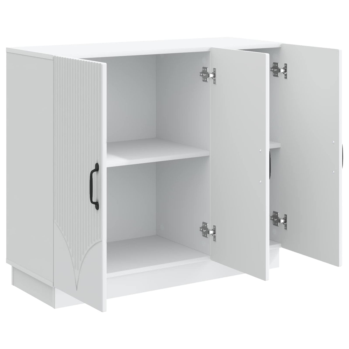 Sideboard Weiß 89 x 34,5 x 77 cm Holzwerkstoff