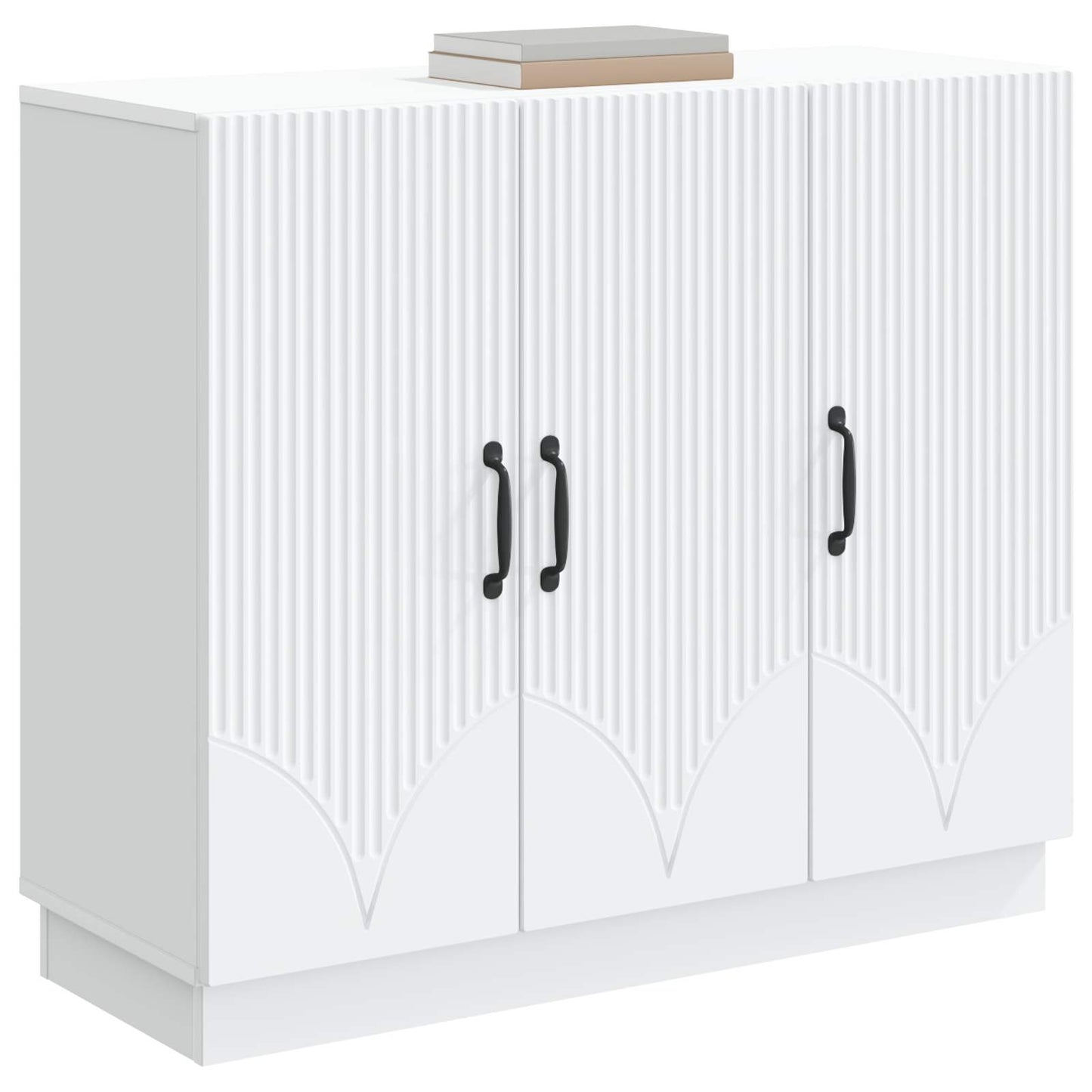 Sideboard Weiß 89 x 34,5 x 77 cm Holzwerkstoff