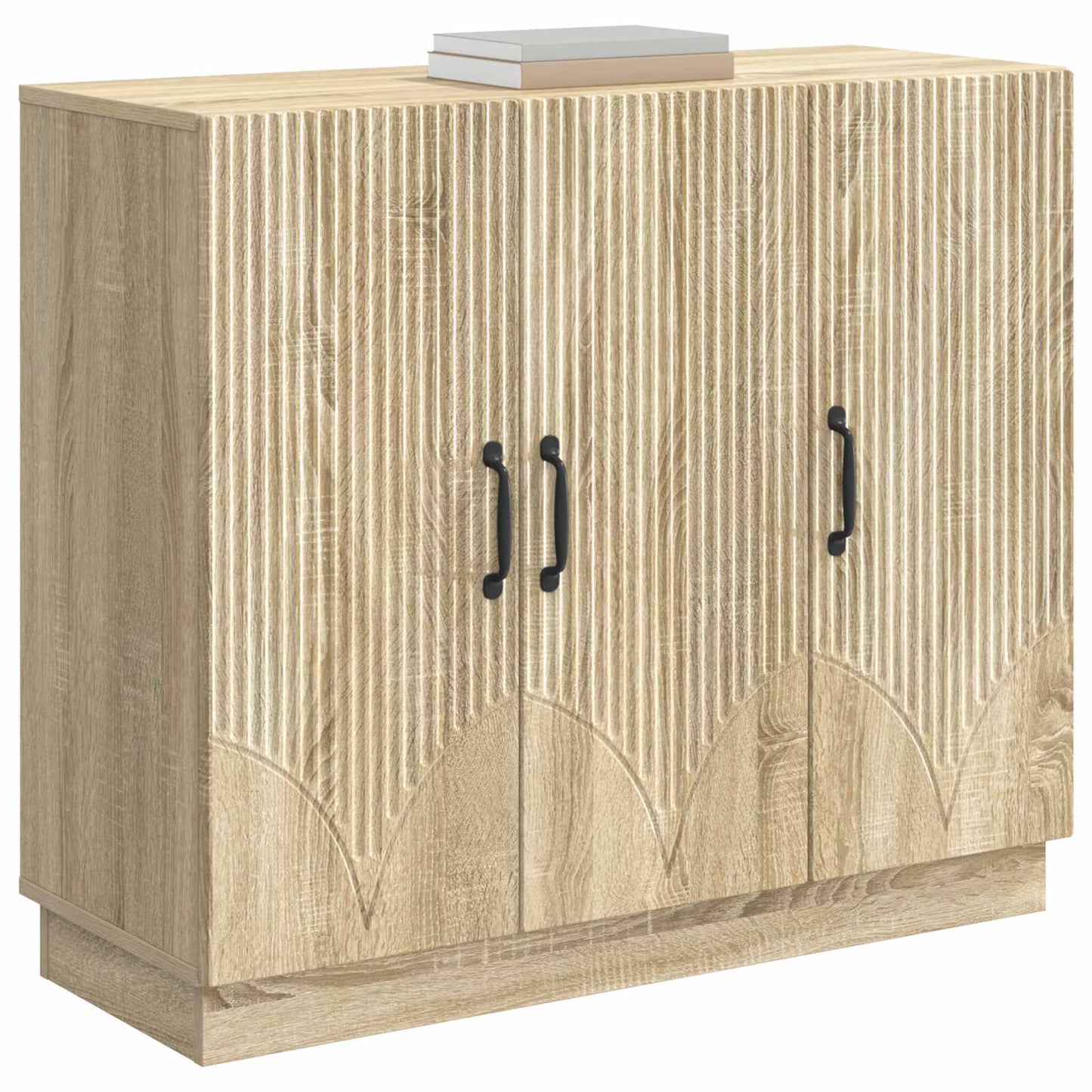 Sideboard Sonoma-Eiche 89 x 34,5 x 77 cm Holzwerkstoff